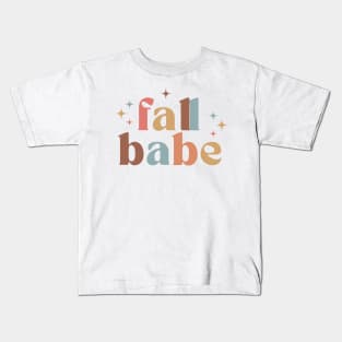 Fall Babe: Cozy Comforts Kids T-Shirt